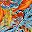 Floral Blue Yellow