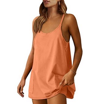 Women Tennis Dress Workout Mini Built-in Shorts