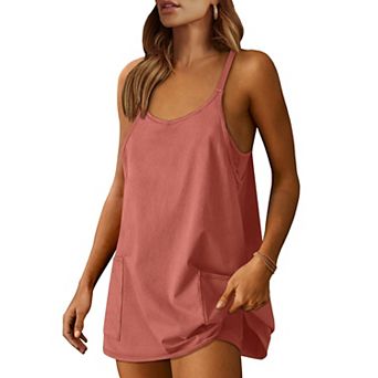Women Tennis Dress Workout Mini Built-in Shorts