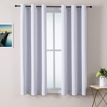 2 Panels Grommet Blackout Curtains Thermal Bedroom Living 38"W x 54"L