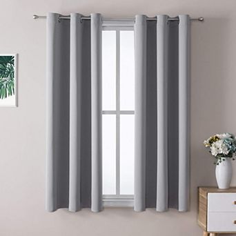 2 Panels Grommet Blackout Curtains Thermal Bedroom Living 38"W x 54"L