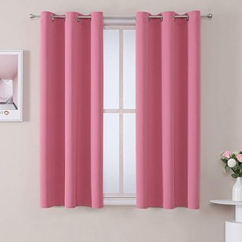 2 Panels Grommet Blackout Curtains Thermal Bedroom Living 38"W x 54"L