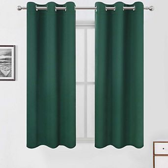 2 Panels Blackout Curtain Panels Thermal Room Darkening Bedroom