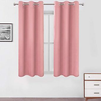 2 Panels Blackout Curtain Panels Thermal Room Darkening Bedroom