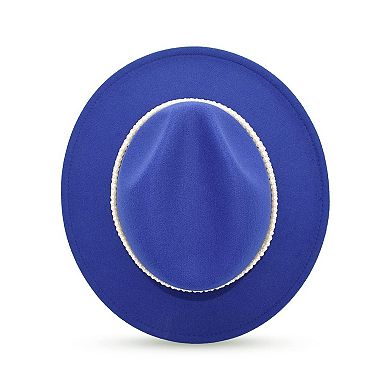 Womens Wide Brim Fedora Panama Hat