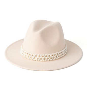 Womens Wide Brim Fedora Panama Hat