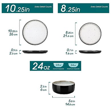 Reactive Glaze Dinnerware Set