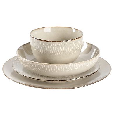 Manila Bay Stoneware Dinnerware Set Reactive Glaze