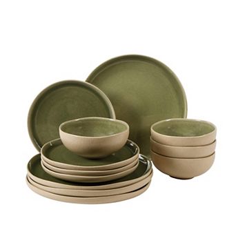 Manila Bay Stoneware Dinnerware Set Reactive Glaze