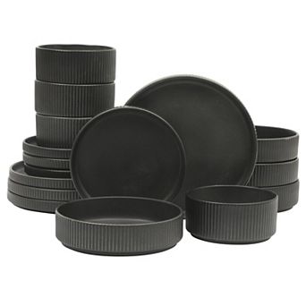 Manila Bay Stoneware Dinnerware Set Reactive Glaze