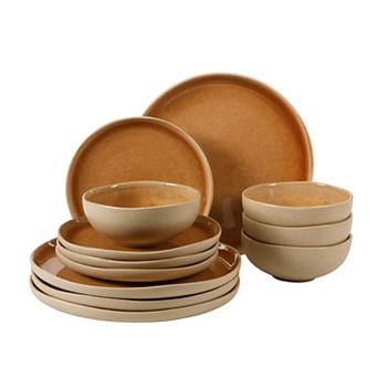 Manila Bay Stoneware Dinnerware Set Reactive Glaze