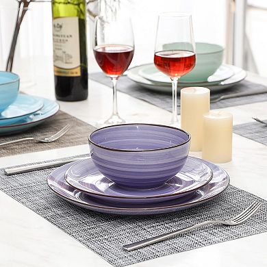 Ceramic Dinnerware Plates Scratch Resistant Dishwasher Microwave Safe