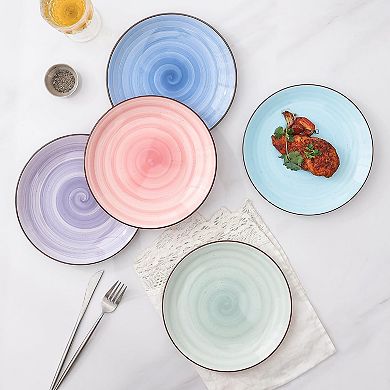 Ceramic Dinnerware Plates Scratch Resistant Dishwasher Microwave Safe