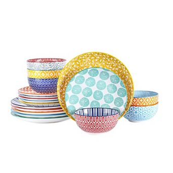 Ceramic Dinnerware Plates Scratch Resistant Dishwasher Microwave Safe
