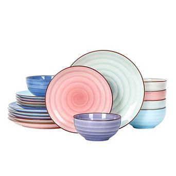 Ceramic Dinnerware Plates Scratch Resistant Dishwasher Microwave Safe