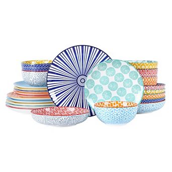 Ceramic Dinnerware Plates Scratch Resistant Dishwasher Microwave Safe