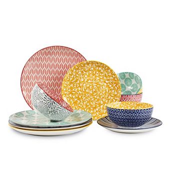 Ceramic Dinnerware Plates Scratch Resistant Dishwasher Microwave Safe