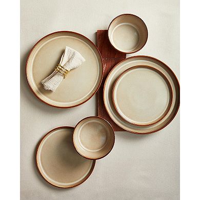 Ceramic Dinnerware Set Plate Bowl Microwave Safe Chip Resistant Unique