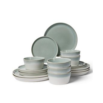 Ceramic Dinnerware Set Plate Bowl Microwave Safe Chip Resistant Unique