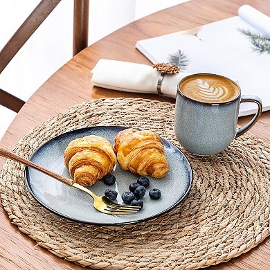 Ceramic Dinnerware Set Reactive Glaze Chip Resistant