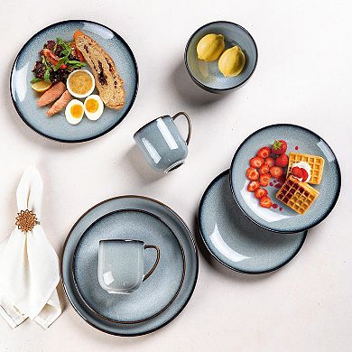 Ceramic Dinnerware Set Reactive Glaze Chip Resistant