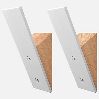 Beech Wood Coat Hooks Wall Mounted Mid-century Modern