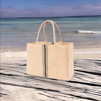 Jute Market Tote Bag With Handles