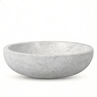Travertine Decorative Bowl Modern Centerpiece