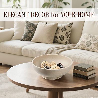 Artificial Stone Decorative Pedestal Bowl