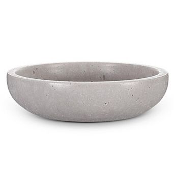 Travertine Stone Bowl Decorative Round Entryway Key Fruit Table Centerpiece