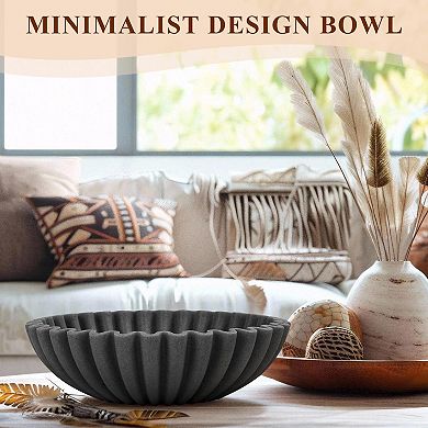 Modern Handcrafted Decorative Bowl — Home Decor Kitchen Countertop Fruit Bowl