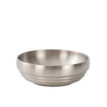 Antique Bowl Stainless Steel Decorative Metal Centerpiece