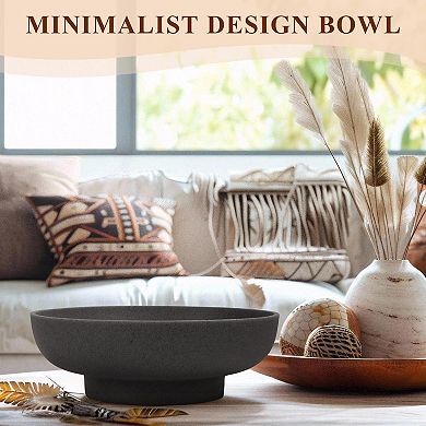Decorative Bowl Modern Handicraft Home Fruit Kitchen Entry Table Artificial Stone
