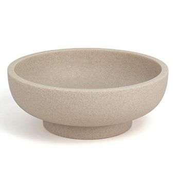 Decorative Bowl Modern Handicraft Home Fruit Kitchen Entry Table Artificial Stone