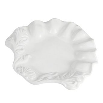 Ceramic Decorative Bowl Wavy Edge Storage Fruit Entryway Living Room
