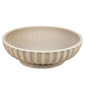 Decorative Bowl Fruit Kitchen Entryway Stone
