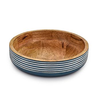 Mango Wood Decorative Table Centerpiece Farmhouse Rustic