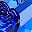 Blue Crystal Rose