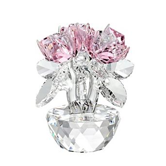 Crystal Rose Bouquet Figurine Gift Box