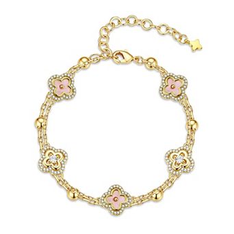 Four Leaf Clover Bracelet Women Lucky Gift
