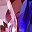 Red Blue Pink Tulip