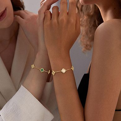 Four Leaf Clover Bracelet Lucky Gift