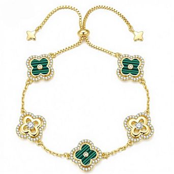 Four Leaf Clover Bracelet Lucky Gift
