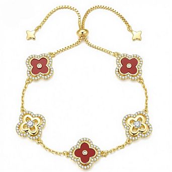 Four Leaf Clover Bracelet Lucky Gift
