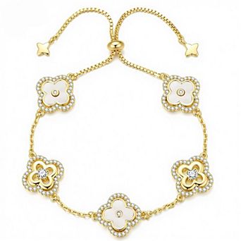 Four Leaf Clover Bracelet Lucky Gift