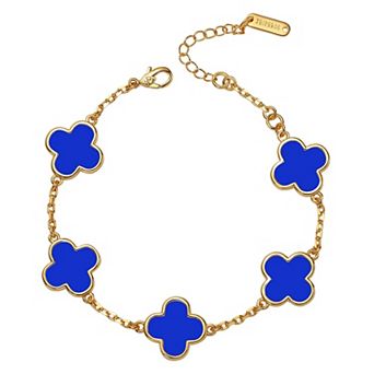 Four Leaf Clover Bracelet Women Adjustable Charm Gift