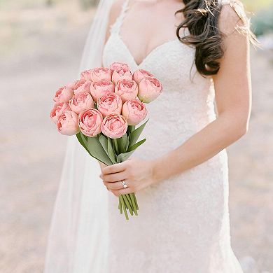 Artificial Silk Tulip Bouquet Wedding Spring Decor