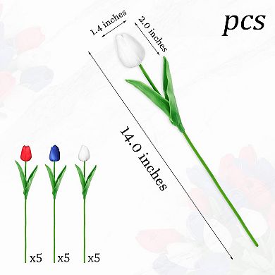 Artificial Tulips Real Touch PU Flower Home Decor