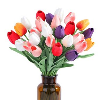 Artificial Tulips Real Touch PU Flower Home Decor