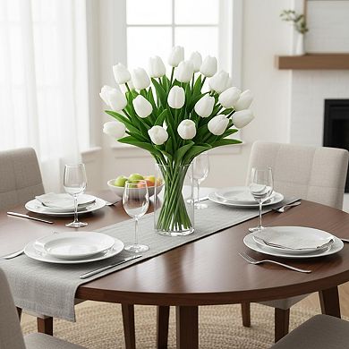 Artificial Tulips Wedding Bouquet Decoration